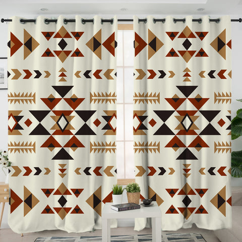 GB-NAT00514 Ethnic Pattern Design Living Room Curtain