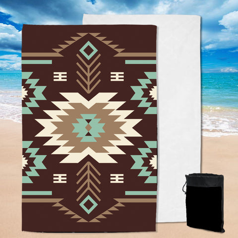 GB-NAT00737 Pattern Native  Pool Beach Towel