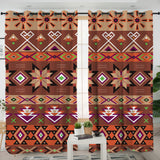 Powwow Storelvr0022 pattern native american living room curtain