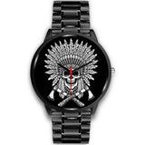 Native American Chief Skull Watches NEW