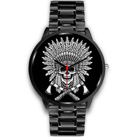 Powwow Store native american chief skull watches new