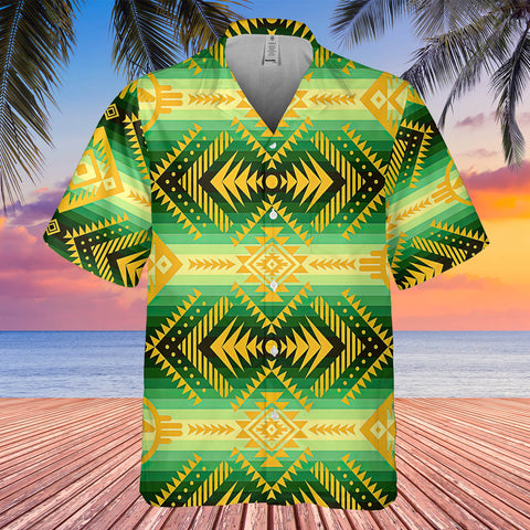 Powwow StoreGBHW000146 Pattern Native Hawaiian Shirt 3D