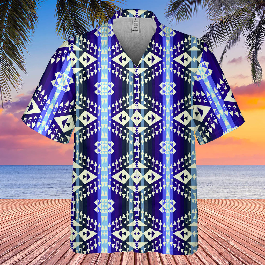 Powwow StoreGBHW000145 Pattern Native Hawaiian Shirt 3D