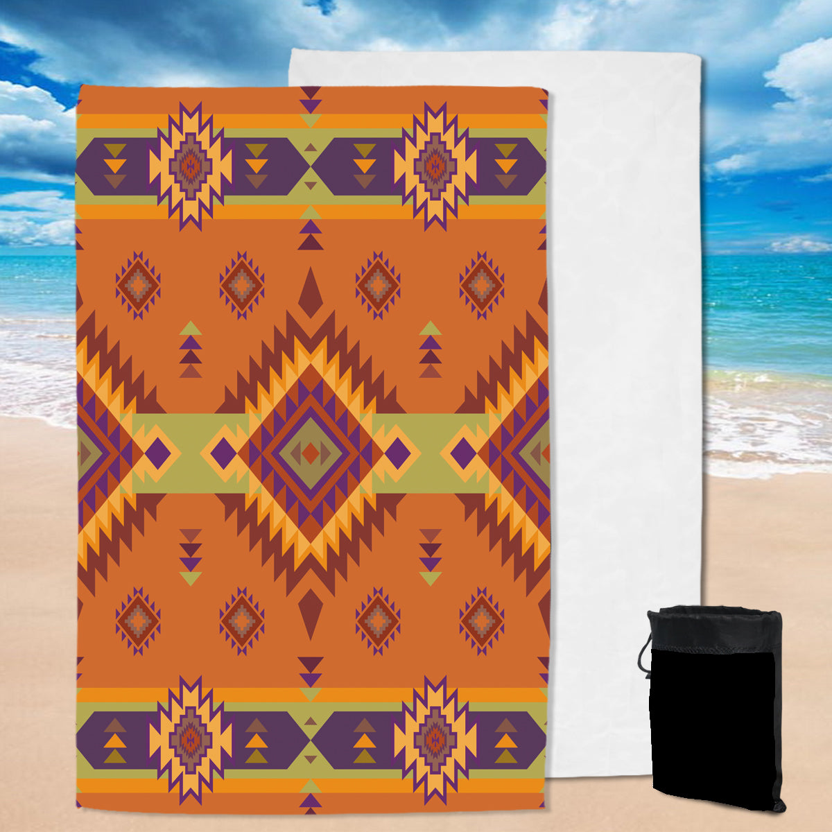 Powwow StoreGBNAT00738 Pattern Native  Pool Beach Towel