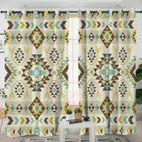 LVR0023 Pattern Native American  Living Room Curtain