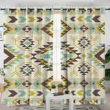 LVR0023 Pattern Native American  Living Room Curtain