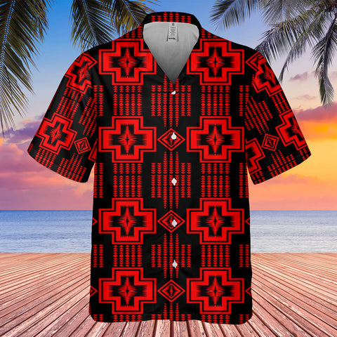 GB-HW000141-02 Pattern Native Hawaiian Shirt 3D
