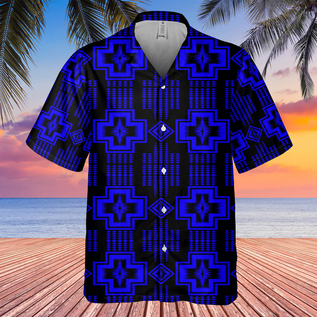 Powwow StoreGBHW000141 Pattern Native Hawaiian Shirt 3D