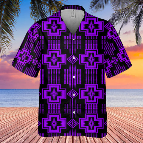 Powwow StoreGBHW000140 Pattern Native Hawaiian Shirt 3D