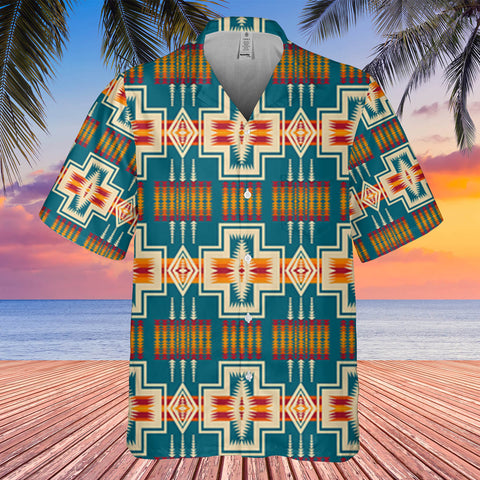 Powwow StoreGBHW000137 Pattern Native Hawaiian Shirt 3D