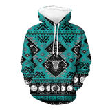 Powwow StoreHD000118 Native American Pride  3D Hoodie