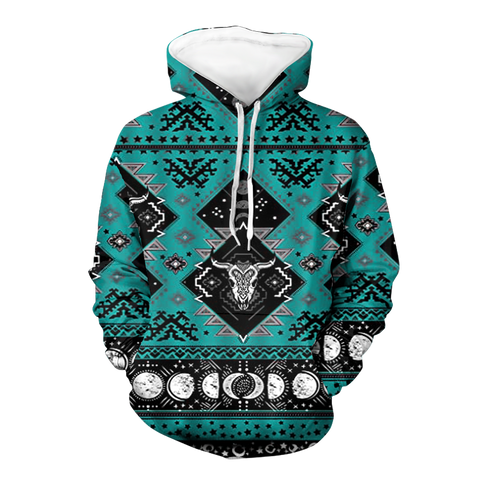 Powwow StoreHD000118 Native American Pride  3D Hoodie