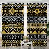 Powwow Storelvr0024 pattern native american living room curtain