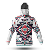 Powwow Store gb nat00146 white geometric native american 3d hoodie with mask