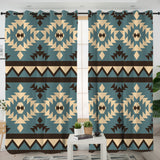LVR0025 Pattern Native American  Living Room Curtain