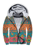 Powwow StoreSFH00047  Native American 3D Fleece Hoodie