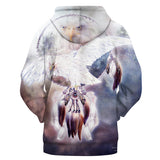 Powwow Store gb nat00336 eagle dream catcher feathers native american 3d hoodie