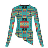 Powwow Storegb nat00046 01 tribes pattern 3d dance long sleeve tshirt