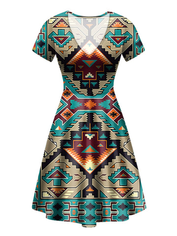 Powwow Store gb nat00016 culture design neck dress