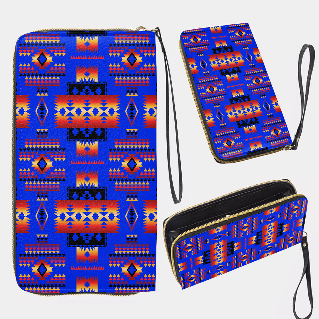 Powwow StoreGBNAT0004606 Pattern Native Long Portable Wallet