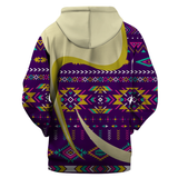 Powwow Store gb nat00549 04 light purple pattern 3d hoodie