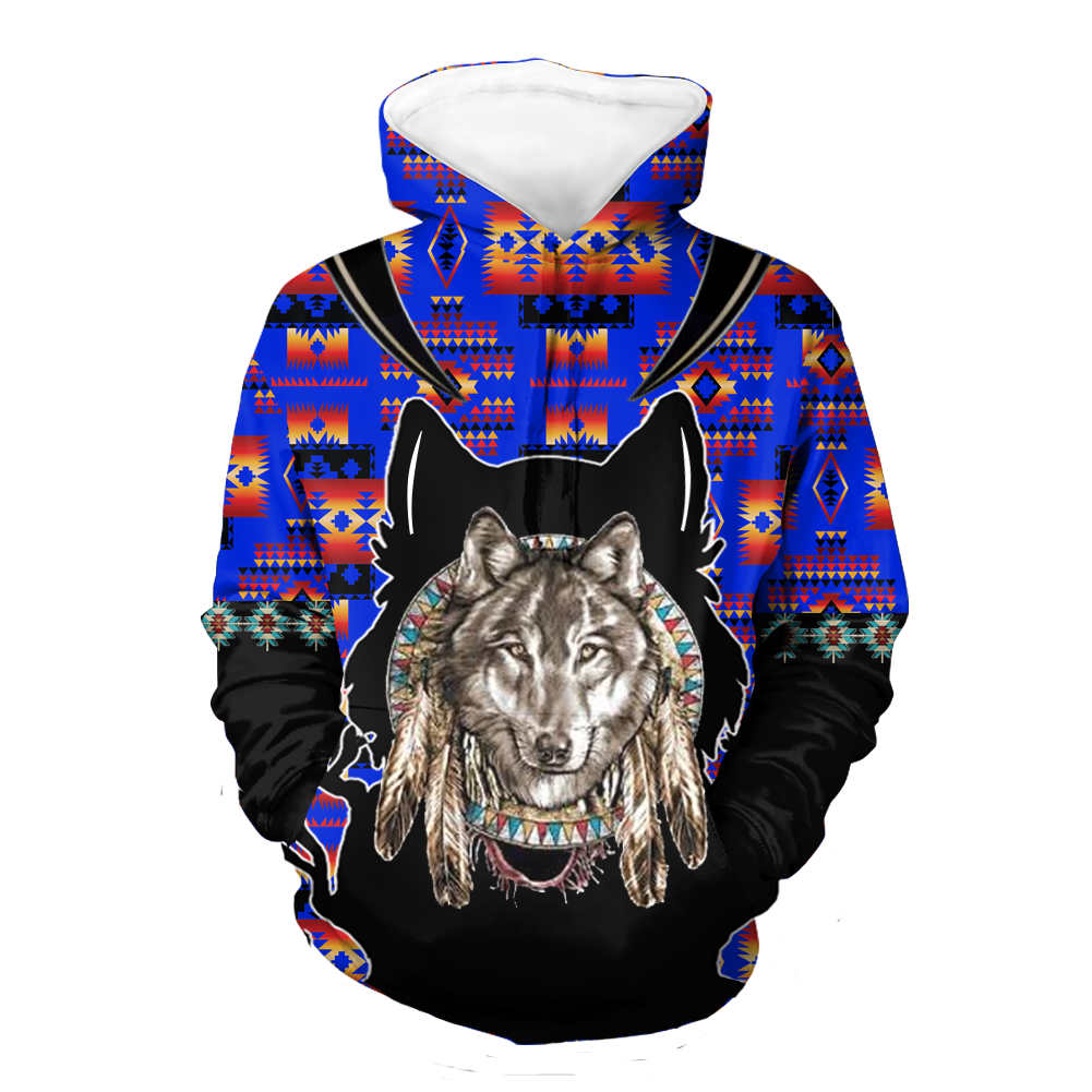 Powwow StoreHD000101 Native American Pride  3D Hoodie