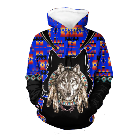 Powwow StoreHD000101 Native American Pride  3D Hoodie