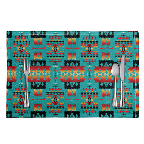 Powwow Store gb nat00046 01 blue native pattern native table mats