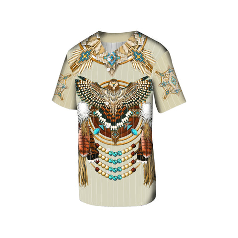 BJ0003 Mandala Thunderbird Native Baseball Jersey