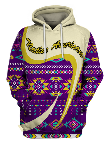 Powwow Store gb nat00549 04 light purple pattern 3d hoodie