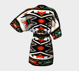 Tribal Colorful Pattern Native American Kimono Robe