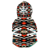 Tribe Coloful Design Native American Fashion Dog Zip-Up Hoodie - Powwow Store