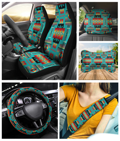 Powwow StoreDesign Pattern Native Car Accessory CB02