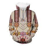 Powwow Store gb nat00069 04 pink pattern breastplate 3d hoodie