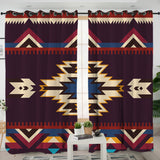 GB-NAT00736 Pattern Native American  Living Room Curtain