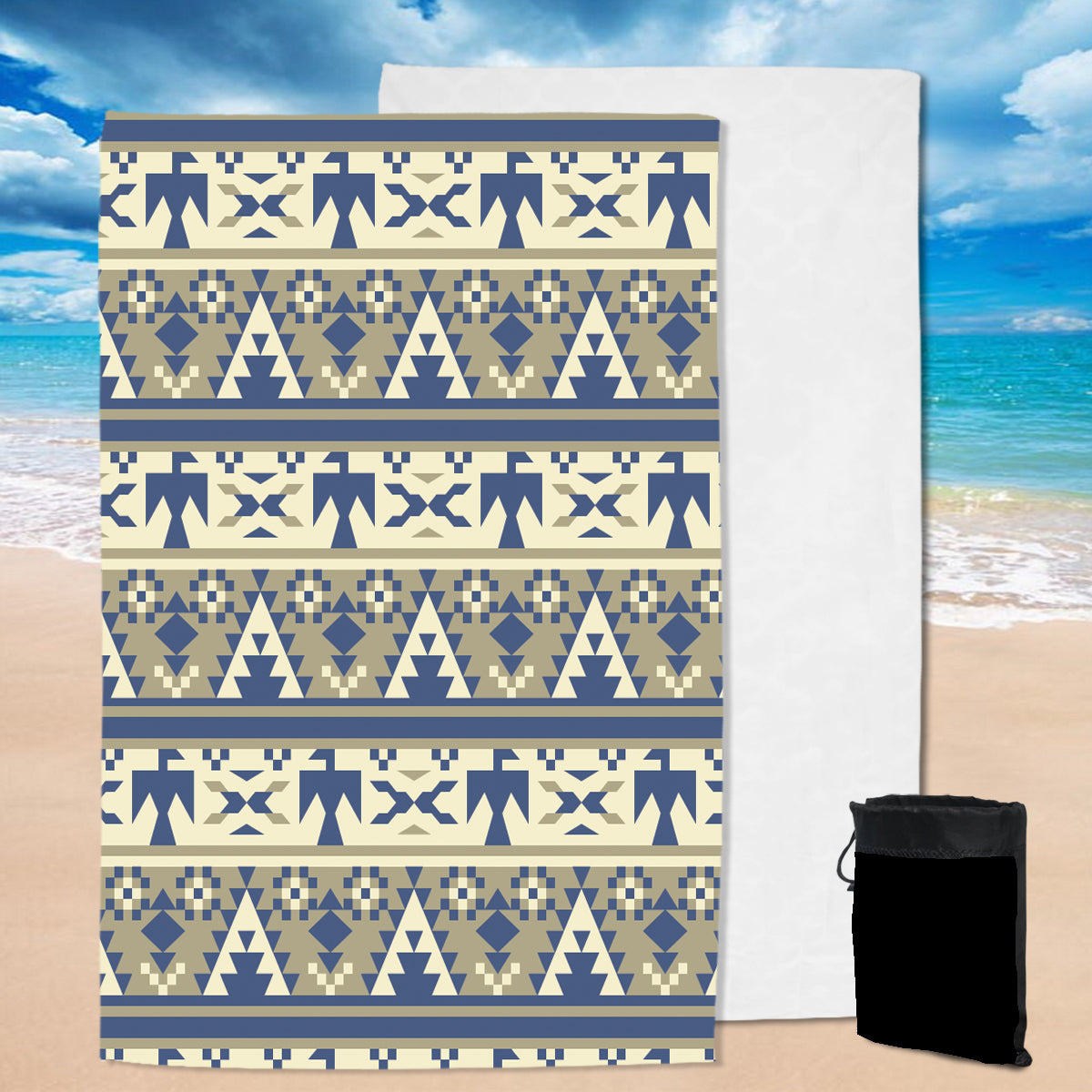 Powwow StorePBT0023 Pattern Native  Pool Beach Towel