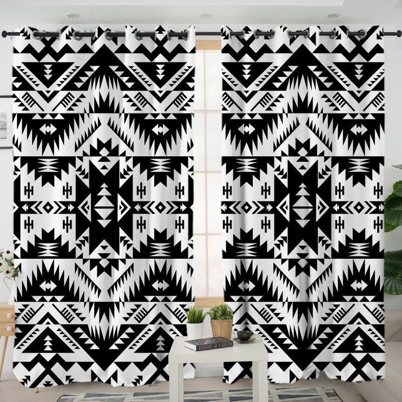 Powwow StoreLVR0071 Pattern Native American Living Room Curtain