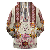 Powwow Store gb nat00069 04 pink pattern breastplate 3d hoodie