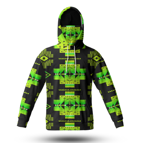 HWM0024 Pattern Tribal Native 3D Hoodie With Mask