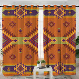 GB-NAT00738 Pattern Native American  Living Room Curtain