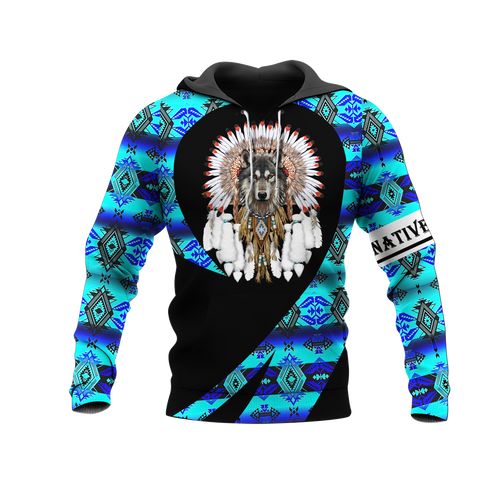 Powwow StoreCOMB0003 Native American Pride  3D Hoodie