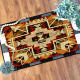 Powwow Store gb nat00022 tribal yellow arrow native doormat