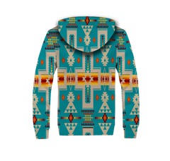 Powwow Storegb nat00062 05 turquoise design native 3d fleece hoodie 2