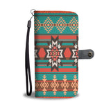 Powwow Store gb nat00320 ethnic ornament seamless pattern wallet phone case