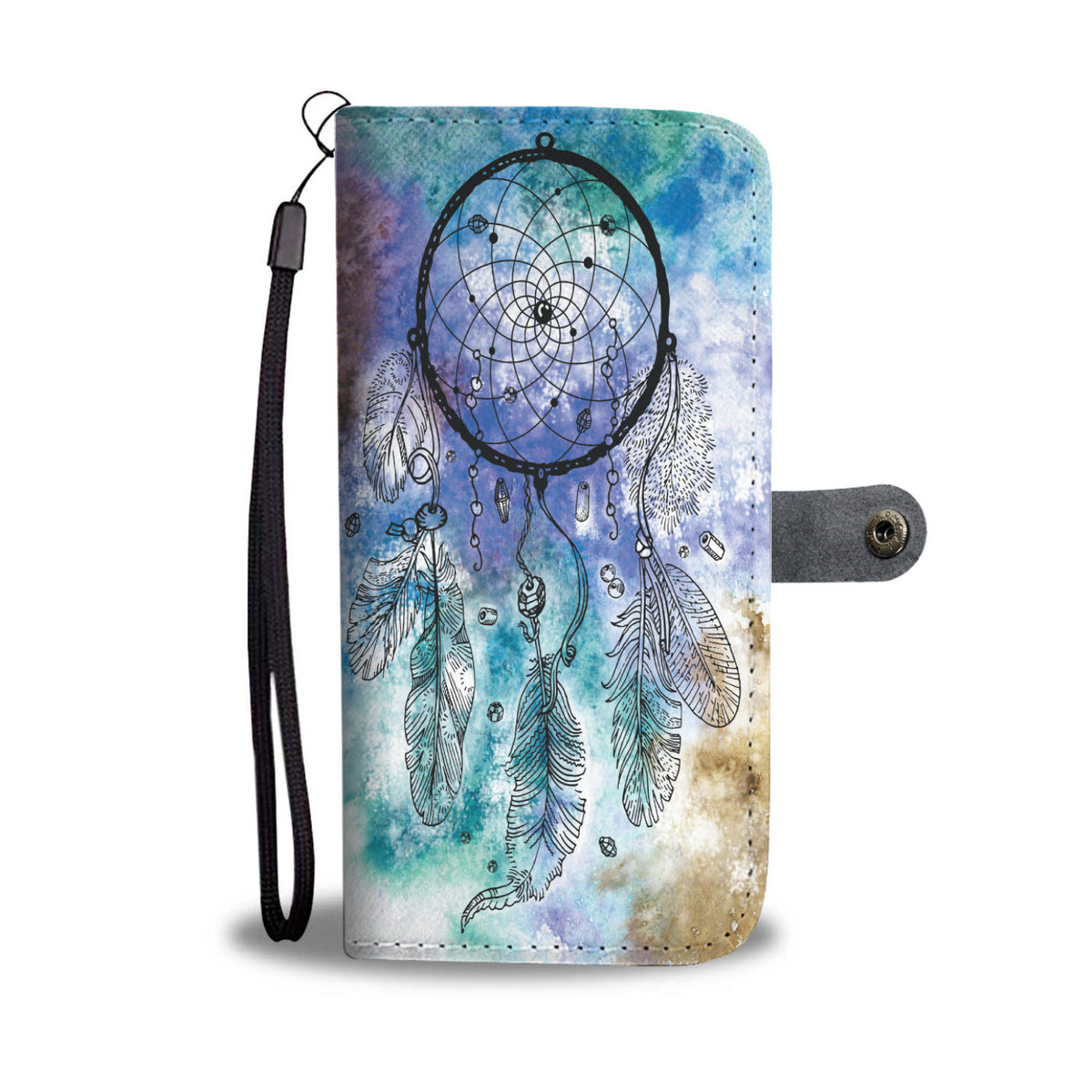 Powwow Store gb nat00377 full color dream catcher wallet phone case