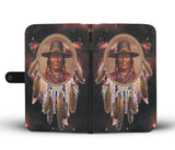 Powwow Store gb nat00353 chief dream catcher red galaxy wallet phone case