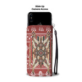 Powwow Store gb nat00365 red breastplate dream catcher wallet phone case