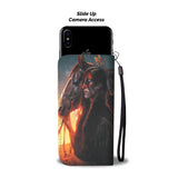 Powwow Store gb nat00364 chief horse native wallet phone case