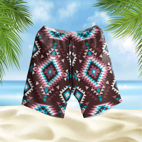 GB-HS00031 Pattern Native Hawaiian Shorts
