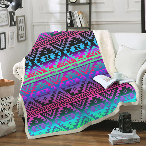 Powwow StoreGBNAT00698 Pattern Color Native Native Blanket